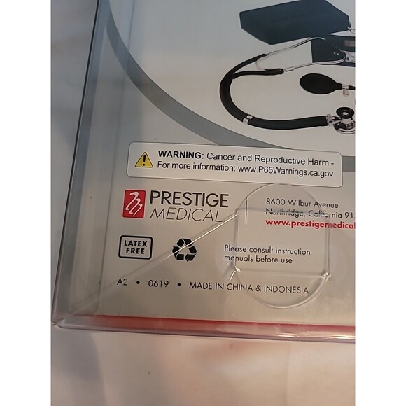 PRESTIGE A2-BLK ANEROID SPHYGMOMANOMETER / SPRAGUE-RAPPAPORT KIT New - Picture 10 of 15